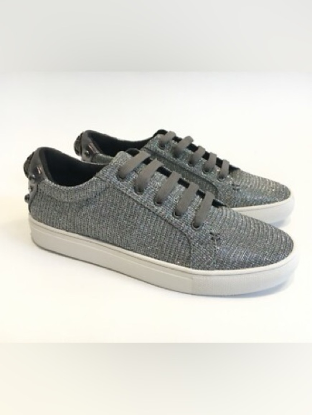 Kurt Geiger London Ludo Embellished Metallic Sneakers